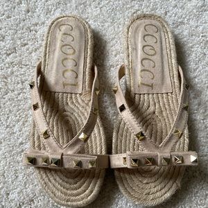 Brand New 8 1/2 Ccocci Sandals! Brand New!